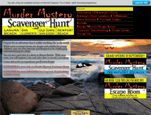 Tablet Screenshot of murdermysteryscavengerhunt.com